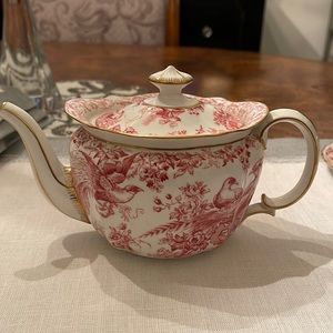 Royal Crown Derby Pink Chelsea Single Teapot